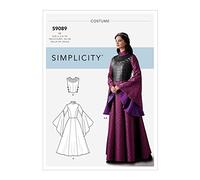 Simplicity Patron de couture S9089 Robe fantaisie pour femme Tailles 34-36-38-40-42 H5