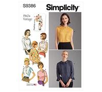 Simplicity Patron de couture S9386 Ensemble de chemisiers pour femme
