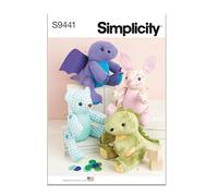 Simplicity Patron de couture S9441 Peluche 33 cm