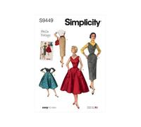 Simplicity – Patron de couture S9449 – Robe, pull et jupes pour femme du 34 au 52