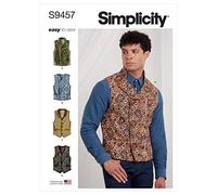 Simplicity Patron de couture S9457 Gilets pour homme