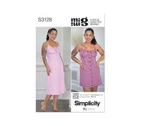 Simplicity Patron de couture SS3128Y5 Robe en deux longueurs par Mimi G Style Y5 (46-50-50-52-54)