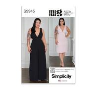 SIMPLICITY Patron de couture SS9945K5 Robe et combinaison pour femme par Mimi G Style K5 (36-38-40-42-44)