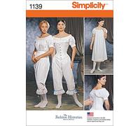 Simplicity patrons 1139 Misses 'Civil War sous-vêtements, HH (6 - 8 - 10 - 12)