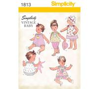 Simplicity Pattern 1813 Patrons Robes et vêtements pour bébé Taille XXS-XS-S-M-L