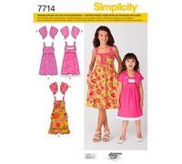 Simplicity S7714.HH Patron de Couture Ensemble Robe/Gilet