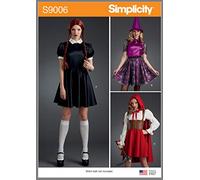 Simplicity S9006 Patron de couture pour costumes d'Halloween, papier, blanc, divers
