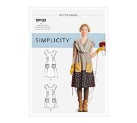 Simplicity S9122 Patron de Couture, Papier, Blanc, A (XS-S-M-L-XL)