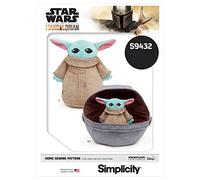 Simplicity Sewing Pattern S9432 Plush Grogu and Soft Space Landau
