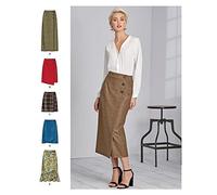 Simplicity Sewing Pattern Womens Wrap Skirts with Length Variation 8699H5 6-14
