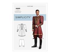 SIMPLICITY Sewing Patterns S9095 Patron de couture pour costume historique pour homme Taille 44-46-48-50-52 BB