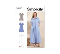 Simplicity SS3130H5 Patron de couture pour robe à col pour femme en trois longueurs H5 (34-38-40-42)