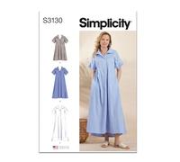Simplicity SS3130U5 Patron de couture Robe à col en trois longueurs U5 (44-46-48-50-52)