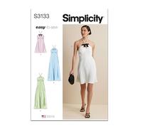 Simplicity SS3133K5 Patron de couture Robe dos nu en deux longueurs K5 (36-38-40-42-44)