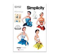 Simplicity SS3152H5 Patron de couture dos nu et corsage sans bretelles H5 (34-36-38-40-42)