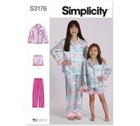 Simplicity SS3176K5 Patron de couture pour chemise, short et pantalon pour fille K5 (7/8/10/12-14)