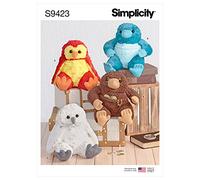 SIMPLICITY SS9423OS Undefined Craft Peluche animaux 21,6 cm, taille unique