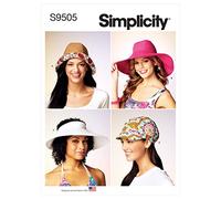 Simplicity SS9505A Chapeaux en Quatre Styles A S-M-L