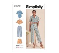 Simplicity SS9610U5 Vêtements de sport pour femme U5 (16-18-20-22-24)