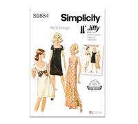SIMPLICITY SS9884U5 Robe en deux longueurs U5 (44-46-48-50-52)