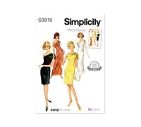 SIMPLICITY SS9916H5 Patron de couture pour robe de femme en deux longueurs H5 (34-36-38-40-42)