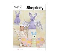 SIMPLICITY SS9940OS Patron de couture chauve-souris, papillon de nuit et écureuil volant OS (taille unique)