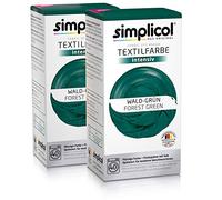 Simplicol 1812 Lot de 2 teintures en Tissu Vert forêt
