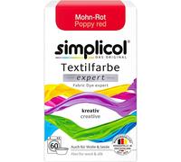 Simplicol Colorant textile expert pour une coloration créative en rouge coquelicot