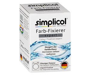 Simplicol Expert de la Couleur : Augmente la durabilité et la Brillance des Couleurs des Textiles colorés adaptés à l'application dans la Machine à Laver et Le Bol.