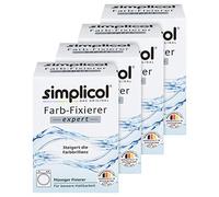 simplicol Fixateur de Colorant Expert: Fixateur de Couleur adapté pour Une Utilisation dans la Machine à Laver et Un Bol, Lot de 4