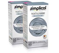 Simplicol Lot de 2 teintures Textiles intensives Gris élégant