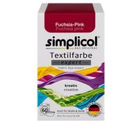 Simplicol peinture textile expert fuchsia-rose 150g - couleur pour teindre (1 paquet)