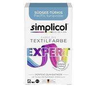 simplicol Teinture textile Expert Mer du Sud Turquoise 1711 - Pour colorer et rafraîchir les vêtements, lavable en machine, pour coton, laine, soie, lin, viscose et tissus mélangés