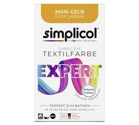Simplicol Teinture Textile Expert pour créatifs, Simples, Jaune maïs 1701 Machine à Laver ou Teinture Manuelle