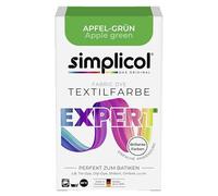 simplicol Teinture textile expert vert pomme 1714 - Pour colorer et rafraîchir les vêtements, lavable en machine, pour coton, laine, soie, lin, viscose et tissus mélangés