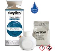 Simplicol teinture textile intense opale-pétrole - Coloration facile (1 paquet)