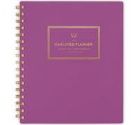 Simplified by Emily Ley pour AT-A-GLANCE® Agenda hebdomadaire mensuel 2027, rose nostalgique, taille M, 17,8 x 22,2 cm