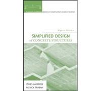 Simplified Design of Concrete Structures by Tripeny Patrick Salt Lake City UT Hardcover Book James Ambrose, Patrick Tripeny (Auteur)