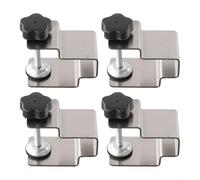Simplifiez le processus d'assemblage de votre armoire avec cet outil de serrage fiable en acier inoxydable (4 pièces)