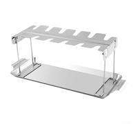 Simplifiez votre processus de cuisson avec ce support à poulet robuste en acier inoxydable