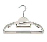 Simplify Lot de 12 cintres ultimes pour Colliers pour Enfants, antidérapants, économiseurs d'espace, Plus d'étirement des vêtements de bébé, Blanc (3229-blanc)