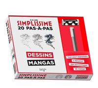 Simplissime coffret - 20 pas-à-pas - Dessins Mangas - Lise Herzog - Hachette Enfants - Boîte ou accessoire - Jeux livres objets