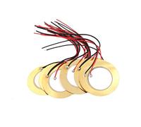 Simpls Lot de 10 plaques piézoélectriques piézoélectriques en céramique - Diamètre : 27 mm - Pour haut-parleur