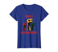 Simply Blacknificent Red T-Shirt, Femme, Bleu Royal, XS