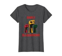 Simply Blacknificent Red T-Shirt, Femme, Chiné Foncé, 3XL