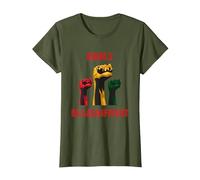 Simply Blacknificent Red T-Shirt, Femme, Olive, 3XL