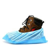 Simply Direct Lot de 10 surchaussures réutilisables et jetables durables imperméables et antidérapantes Bleu