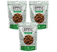 SIMPLY FROM NATURE Meat Balls Boules de canard et de légumes pour chiens 3x80 g