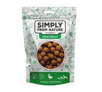 SIMPLY FROM NATURE Meat Balls Boules de canard et de légumes pour chiens 5x80 g