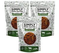 SIMPLY FROM NATURE Meat Noodles Boulettes de bœuf pour chien 3 x 80 g